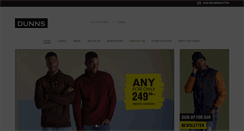 Desktop Screenshot of dunns.co.za